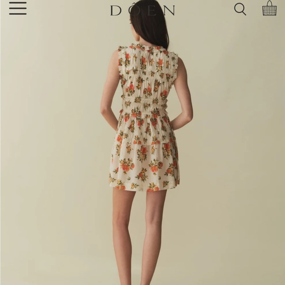 Doen MARTHA DRESS IN ORANGERIE FLORAL - Picture 4 of 4